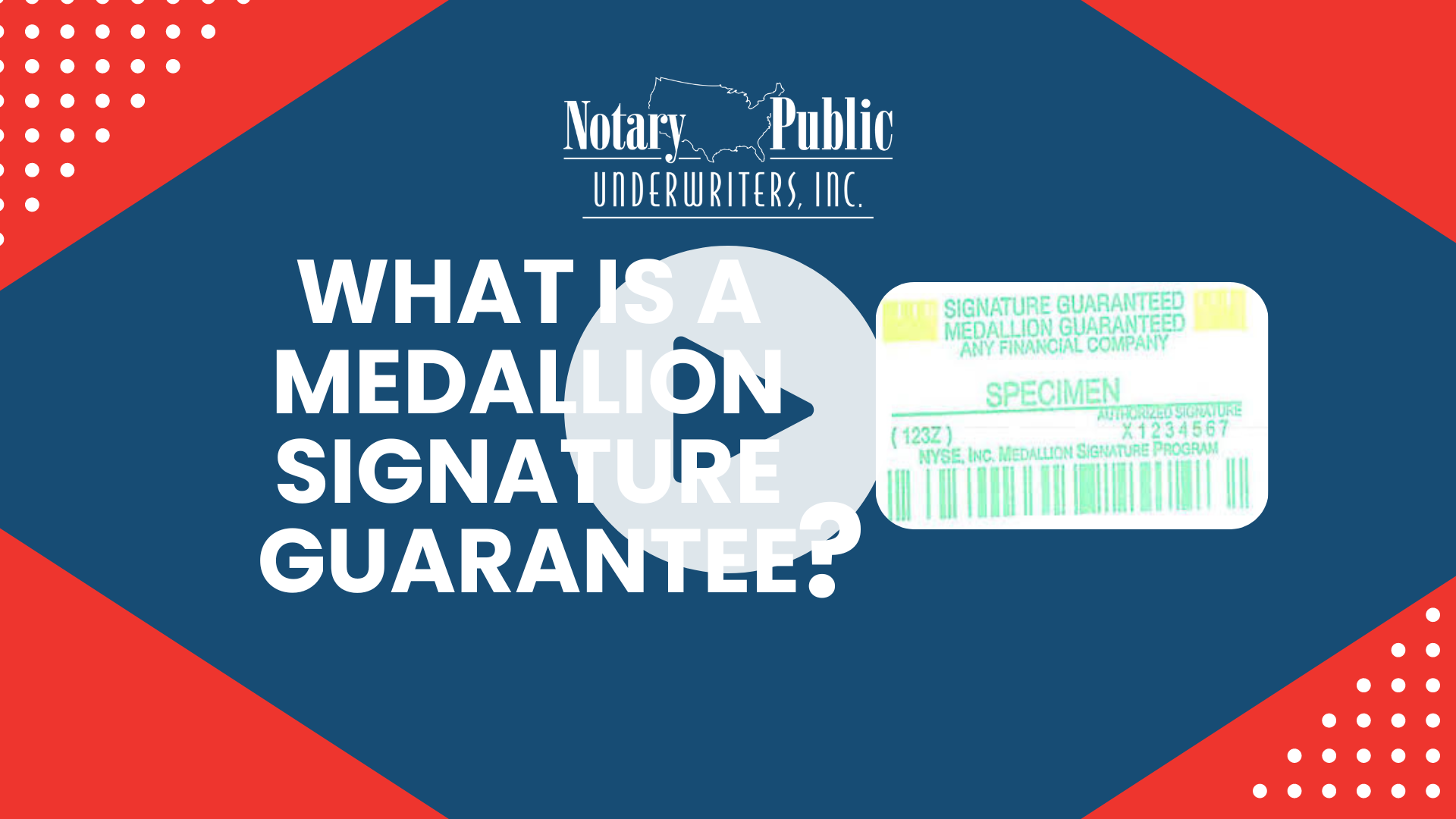 Medallion Signature Guarantees Explained Medallion Signature Guarantees Explained
