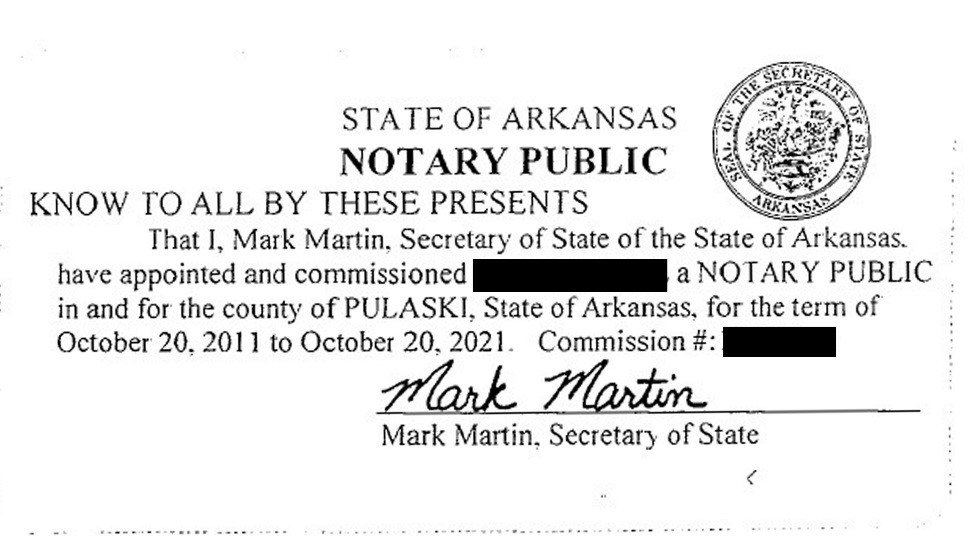 Arkansas Renewals Must be Sworn In As Well