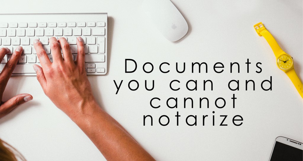 Texas notary documents
