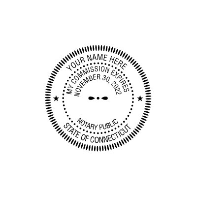 thumbnail image 2 of Connecticut Notary Starter Kit: Self-Inking Notarial Stamp CT For Notaries 2 of 12