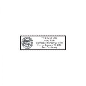 Heavy Duty Round Self-Inking Arizona Notary Stamp