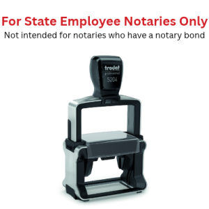 Heavy Duty Round Self-Inking Texas Notary Stamp