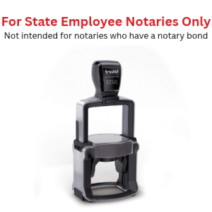 Heavy Duty Round Self-Inking Texas Notary Stamp