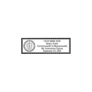 Massachusetts Notary Stamp Imprint