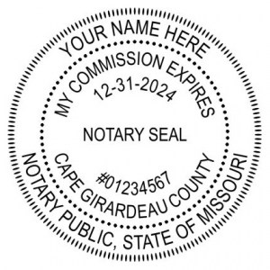 Powder Coated Notary Embosser