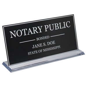 Personalized Display Sign (Black-White)