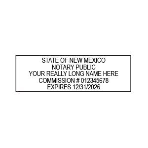 LIMITED EDITION - New Mexico NEON Notary Stamp
