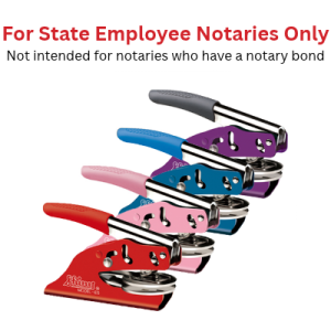 Powder Coated Notary Embosser