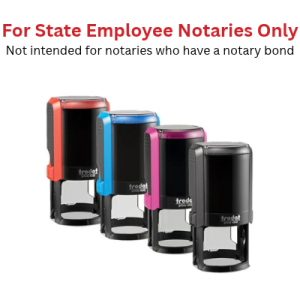 Round Self-Inking Texas Notary Stamp